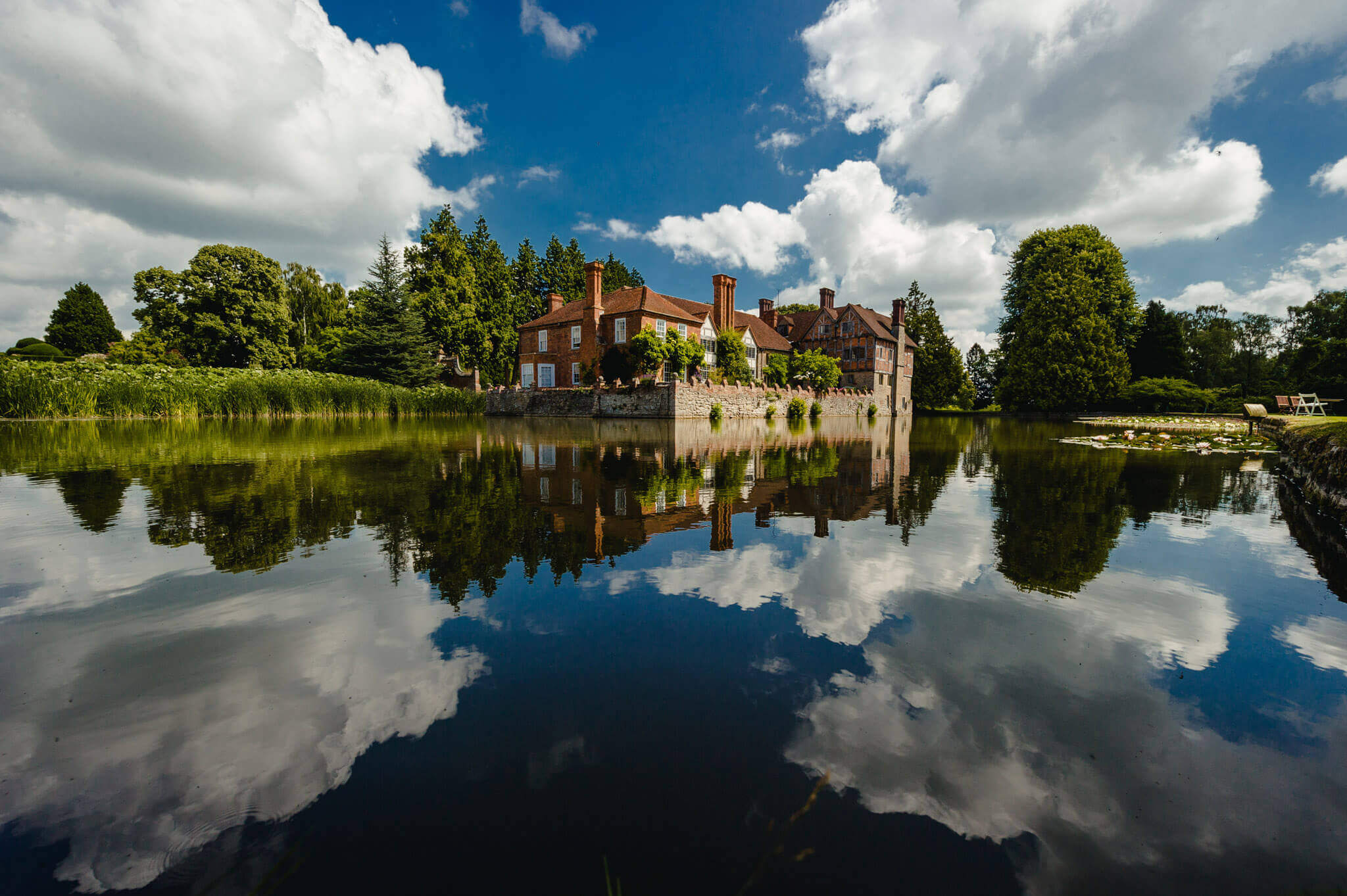 Birtsmorton Court lake view