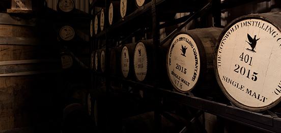 Cotswold Distillery whisky casks